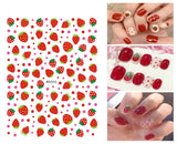 12 Blatt Nagelsticker Süß Kinder Nagelaufkleber Selbstklebend Weihnachtsblumen Blätter Tiere Pflanzen Früchte Nail Art Sticker Decoratie Nageldesign Zubehör