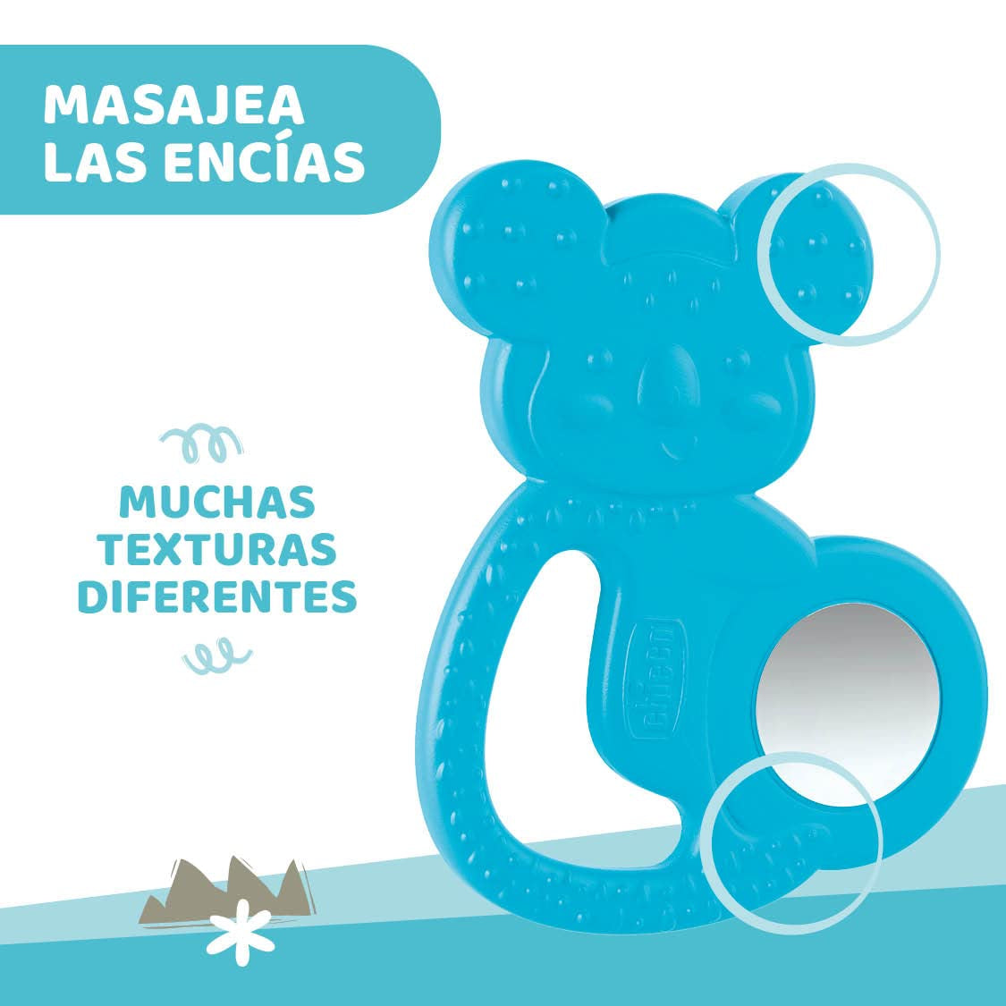 Chicco Fresh Power 3D Koala bijtspeeltje, 4M+