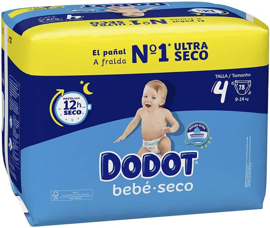 Bebé-Seco luiers, maat 3, 6 kg - 10 kg, 84 luiers, droogtijd tot 12 uur