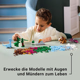 LEGO Classic Creatieve dinosaurussen bouwset met diermodellen en figuren gemaakt van stenen, fantasierijke speelervaring, cadeau voor jongens en meisjes vanaf 5 jaar oud, inclusief T.Rex en Triceratops 11041 Bouwsets Besuche den LEGO-Store