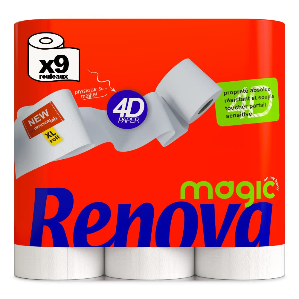 Renova toiletpapier - 9 rollen