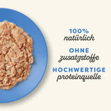 Applaws 100% natuurlijke Nassfutter für Katzen, Thunfischfilet mit Krabben in Brühe - Verpakking met 12 x 70g Beuteln