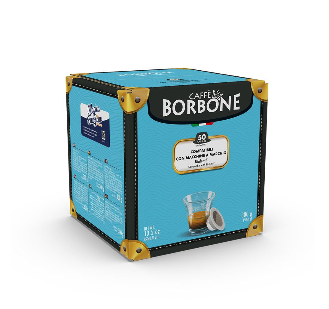 Caffè Borbone Gold-Kaffeemischung - 50 Kapseln - Compatibel met Kaffeemaschinen der Marke Bialetti®*