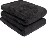 Brentford's Teddy Fleece Deken Groot Beddeken Pluche Superzacht Warm Slaapbank Sprei Zwart - 150 X 200 Cm Bedden en Dekens Besuche den Brentfords-Store Zwart 150 X 200 Cm