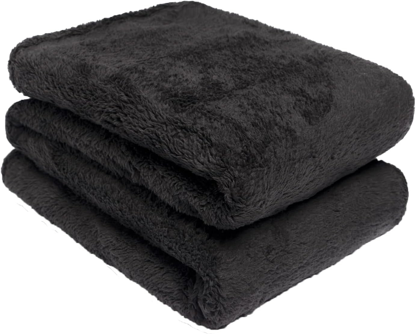 Brentford's Teddy Fleece Deken Groot Beddeken Pluche Superzacht Warm Slaapbank Sprei Zwart - 150 X 200 Cm Bedden en Dekens Besuche den Brentfords-Store Zwart 150 X 200 Cm