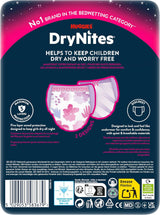 Huggies DryNites Nachtelijke bedplasluiers voor meisjes van 13 tot ongeveer 17 jaar (48-60 kg) Maandpakket van 27 stuks (3x9) Pantyluiers