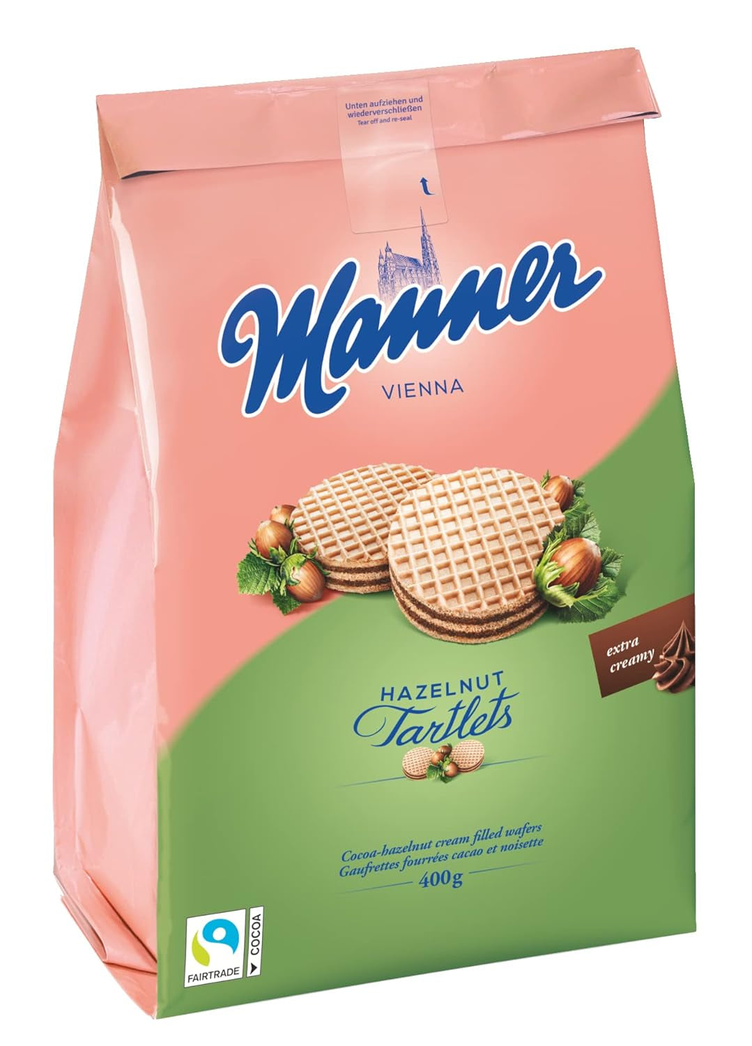 Tarte-wijze | Krokante hazelnootroomkoekjes | 1 pakje (400 g)