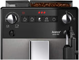 Melitta Avanza - Volautomatische espressomachine met melksysteem, espressomachine met molen en extra groot waterreservoir (1,5 l) voor b.v. cappuccino of espresso, mystieke titan