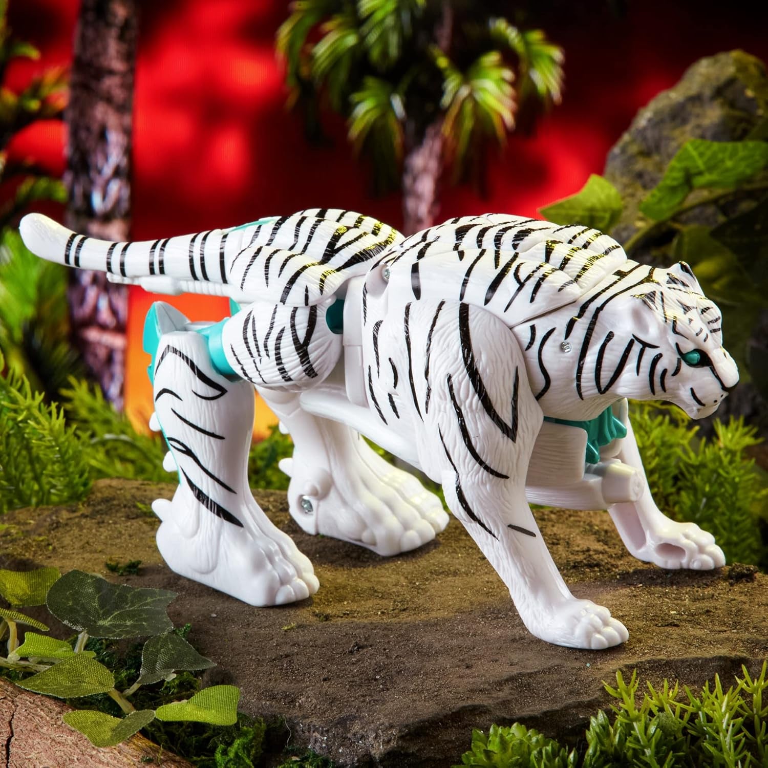 Transformers Speelgoed Vintage Beast Wars, Tigatron-actiefiguur om te verzamelen (12,5 cm), voor volwassenen en kinderen vanaf 8 jaar, F4225, Multi, Eén maat actiefiguren Naty Shop