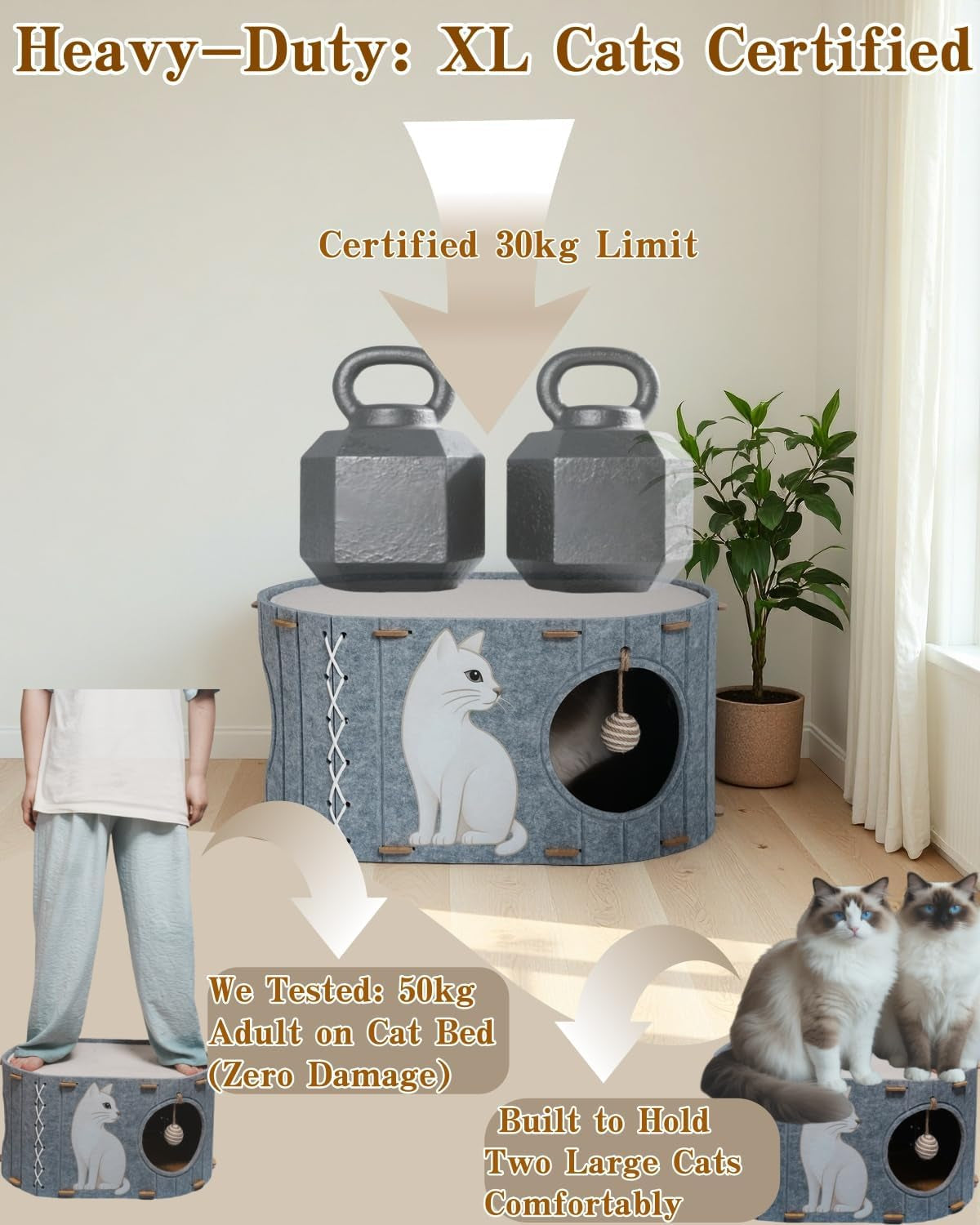 Dekens en meubels, Huisdieren, Grotten & Huizen, Katten, Kattenbedden, Katten - bedden, matrassen