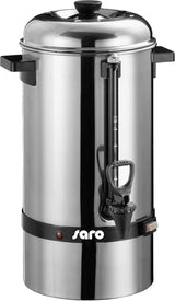 Saro espressomachine met rond filter - 6,75 L / 40 kopjes - RVS - zet- en warmhoudfunctie - veiligheidskraan - kijkglas - 1,5 kW - model SAROMICA 6005