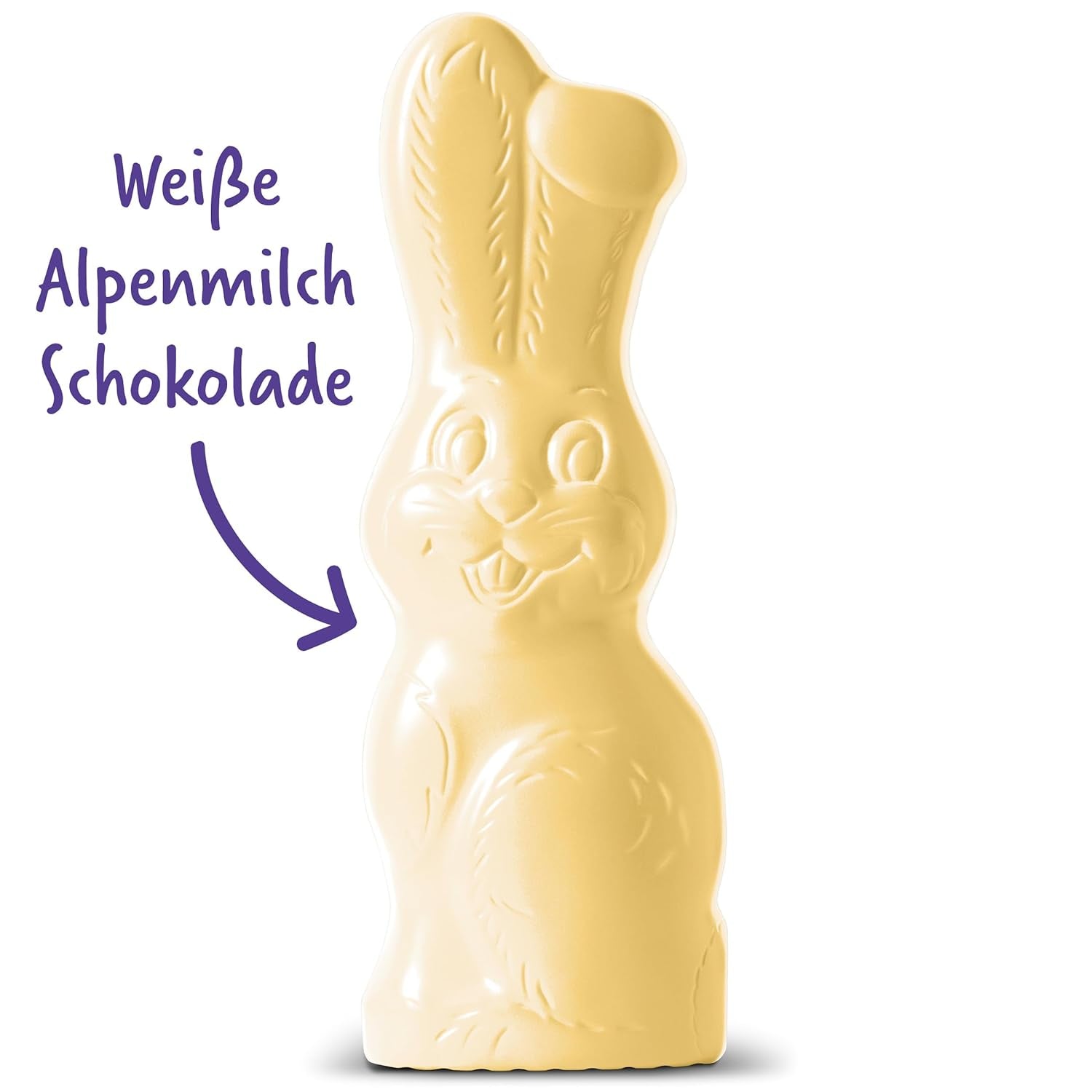 Milka Smiling Bunny White - Paaschocolade gemaakt van witte chocolade in de vorm van een konijn - 14 x 90g