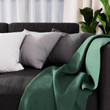 Soleil D'Ocre Adele Plaid, fauteuilsprei, Polykaton, Grijs, 140 X 200 Cm Bedden en dekens Besuche den Soleil d'ocre-Store Groeten 140 X 200 Cm