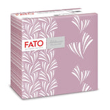 Fato - Droogpapieren servetten, airlaid, textieleffect, verpakking van 50 servetten, 40X40 gevouwen in 4-formaat, Tropicana Decor