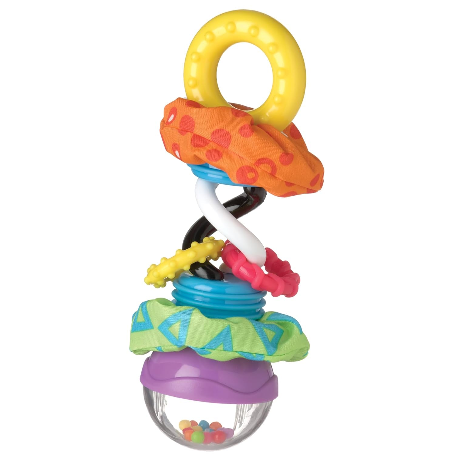 Playgro Rattle Super Shaker - rammelaarbal voor baby's - rammelaarbal - rammelaarbal voor kinderen - rammelaarbal - motoriek - babyspeelgoed - motoriek voor baby's - kleurrijk speelgoed Bebe Naty Shop Rammelaar Super Shaker