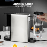 Princess 4 in 1 multicapsule espressomachine - 1450 watt, capsules, pads, gemalen koffie, BPA vrij, 249450, 01.249450.01.001, zwart, zilver