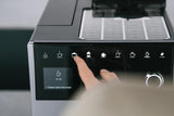 Melitta CI Touch - Volautomatische espressomachine met melksysteem, espressomachine met geïntegreerde koffiemolen en melkopschuimer, b.v. voor espresso of cappuccino, zilver