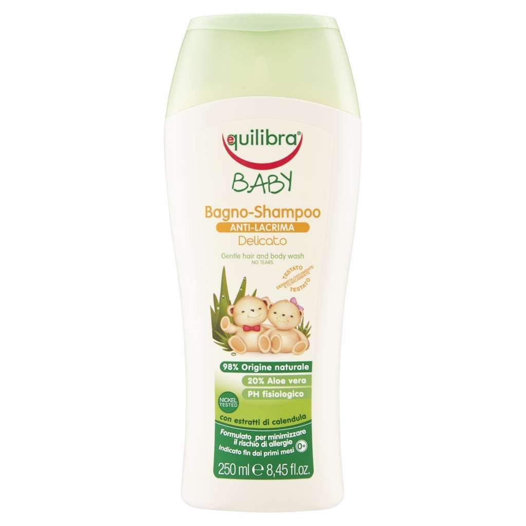 Equilibra Baby Bagno Shampoo 250 M Kinderen - Bad- en huidverzorging Naty Shop