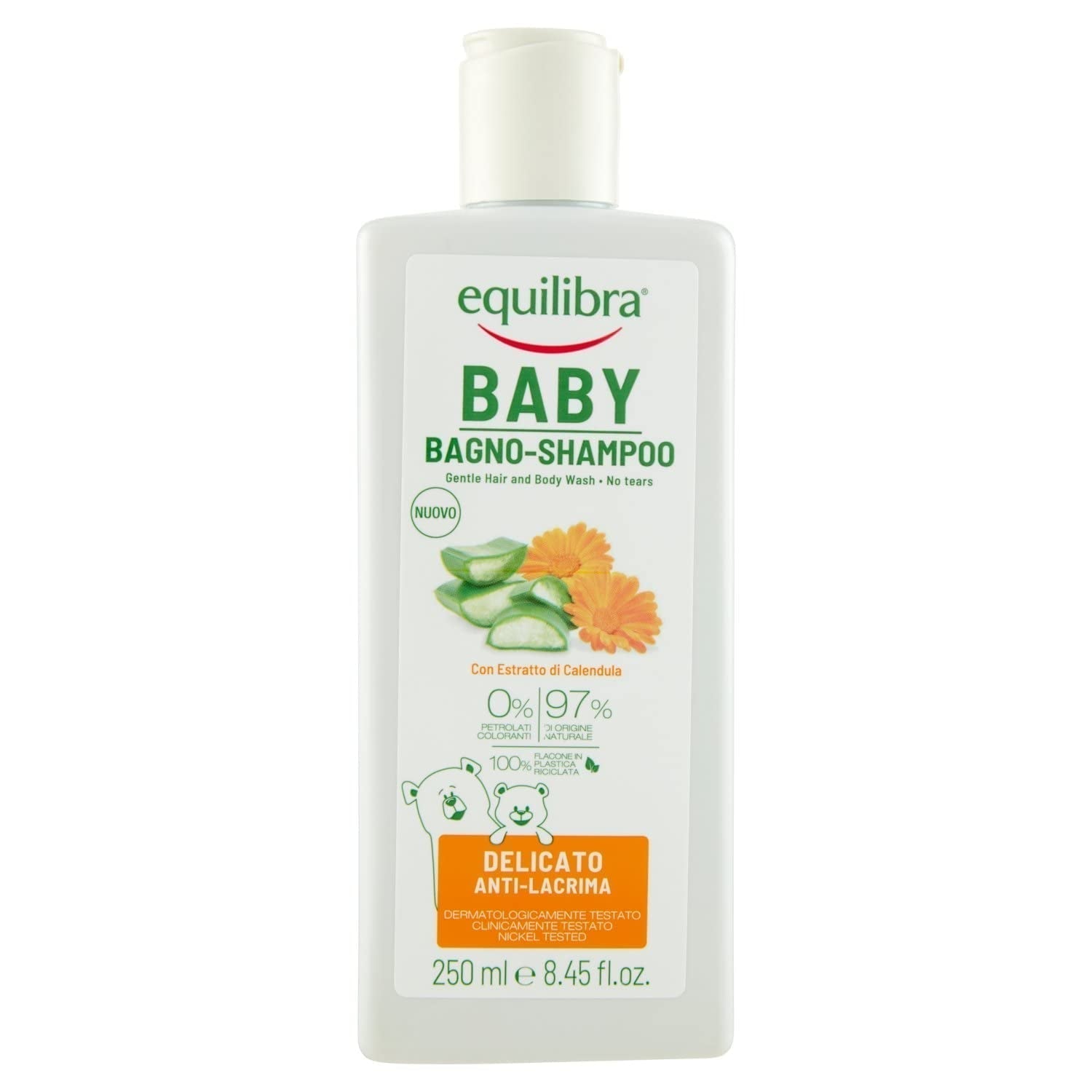 Equilibra Baby Bagno Shampoo 250 M Kinderen - Bad- en huidverzorging Naty Shop Standaard titel
