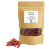 ERBOTECH Goji-bessen 200 g, goji-bessen met hoog vitaminegehalte, gedroogd fruit zonder suiker en zwavel, natuurlijke en energierijke superfoods, Made in Italy Gedroogde producten Naty Shop 500 G