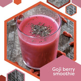 ERBOTECH Goji-bessen 200 g, goji-bessen met hoog vitaminegehalte, gedroogd fruit zonder suiker en zwavel, natuurlijke superfoods en rijk aan energie, Made in Italy Gedehydrateerde producten Naty Shop