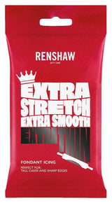 Extra Fondant Zwart 1kg - Extra elastische fondant met vanillesmaak, perfect voor het bekleden van taarten - Zwart - 1 kg Suikerpasta Naty Shop Single