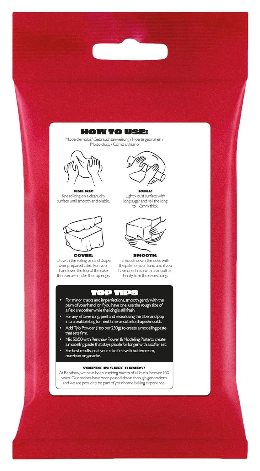 Extra Fondant Zwart 1kg - Extra elastische fondant met vanillesmaak, perfect voor het bekleden van taarten - Zwart - 1 kg Suikerpasta Naty Shop
