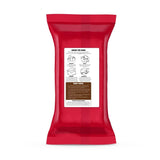 Extra Fondant Chocoladebruin 1kg - Extra elastische fondant met vanillesmaak, perfect voor het bekleden van taarten - Chocoladebruin - 1 kg Suikerpasta Naty Shop