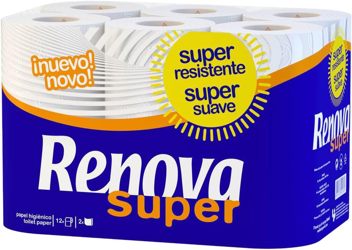 Renova Super Wit toiletpapier - 12 rollen