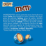 M&M'S Crispy, chocoladekrokante linzen en knapperig centrum, chocolade, 1 pakje (1 x 340 g) (pak van 2)