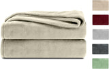Komfortec donzige deken, comfortabele deken, fleecedeken, Oeko-Tex gecertificeerd, superzacht, 150X200 Cm, 260 G/M², beige Bedden en Dekens Besuche den Komfortec-Store Ecru 220 X 240 Cm