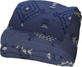 Bleu Câlin tweekleurig omkeerbaar dekbed voor 2 personen, microvezel, bordeaux/peper, 220X240 cm Dekbedden en dekbedden Naty Shop Crème/Grijs 220 X 240 Cm