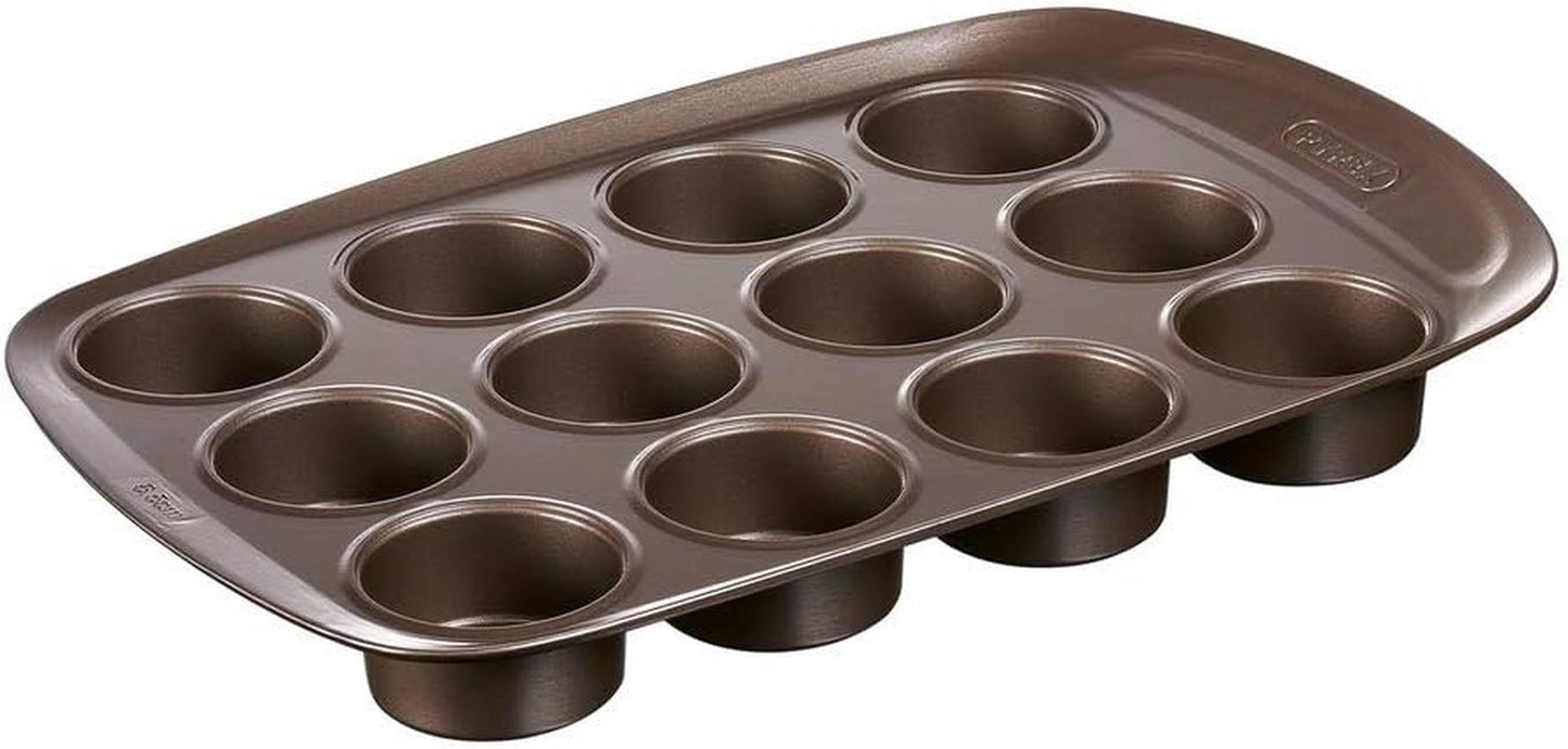 Pyrex BANDEJA 6 MAGDALENAS ASIMETRIA PX Muffinförmchen, Metall, Bunt, 6 Magdalena Vormen en bakplaten Naty Shop 12 Magdalena