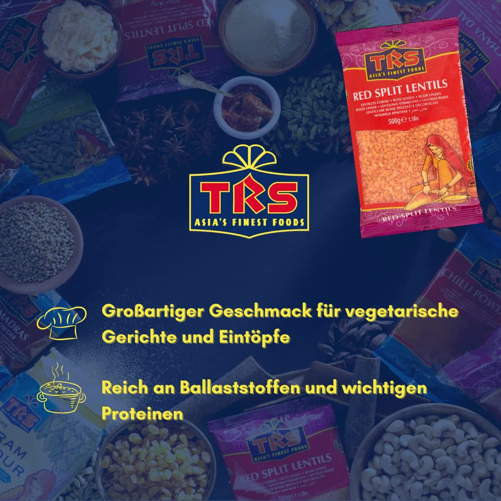 TRS - Rode linzen - (1 x 500g)