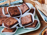 Mix voor Fudge Brownie: Einfach Zu Berübenender, Extrem Fudgy Brownie Met Richem Schokoladengeschmack, Halal. 500 G. Mengsel voor bakken en koken Naty Shop