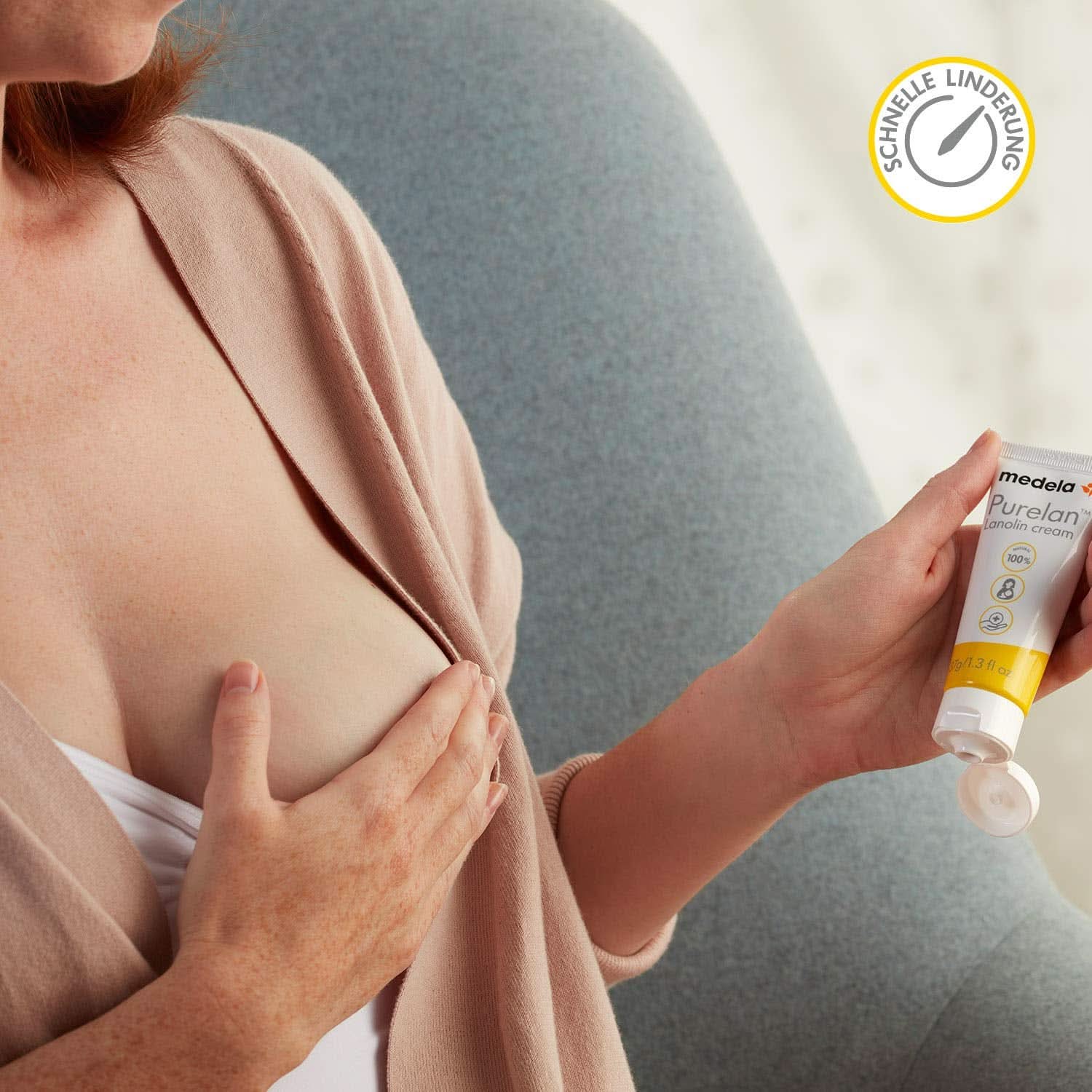 Medela Purelan 37 G Lanolincreme – Schnelle Hilfe Bei Beanspruchten Brustwarzen Und Trockener Haut – 100% Natürlich, Hypoallergeen, Dermatologisch Getest en Frei Von Duftstoffen Accessoires Voeding en Borstvoeding Bebe Naty Shop