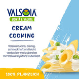 Condisoia crème, ideale kookroom voor mensen met lactose-intolerantie, veganisten en vegetariërs, veelzijdig in de keuken, 6 x 200 g