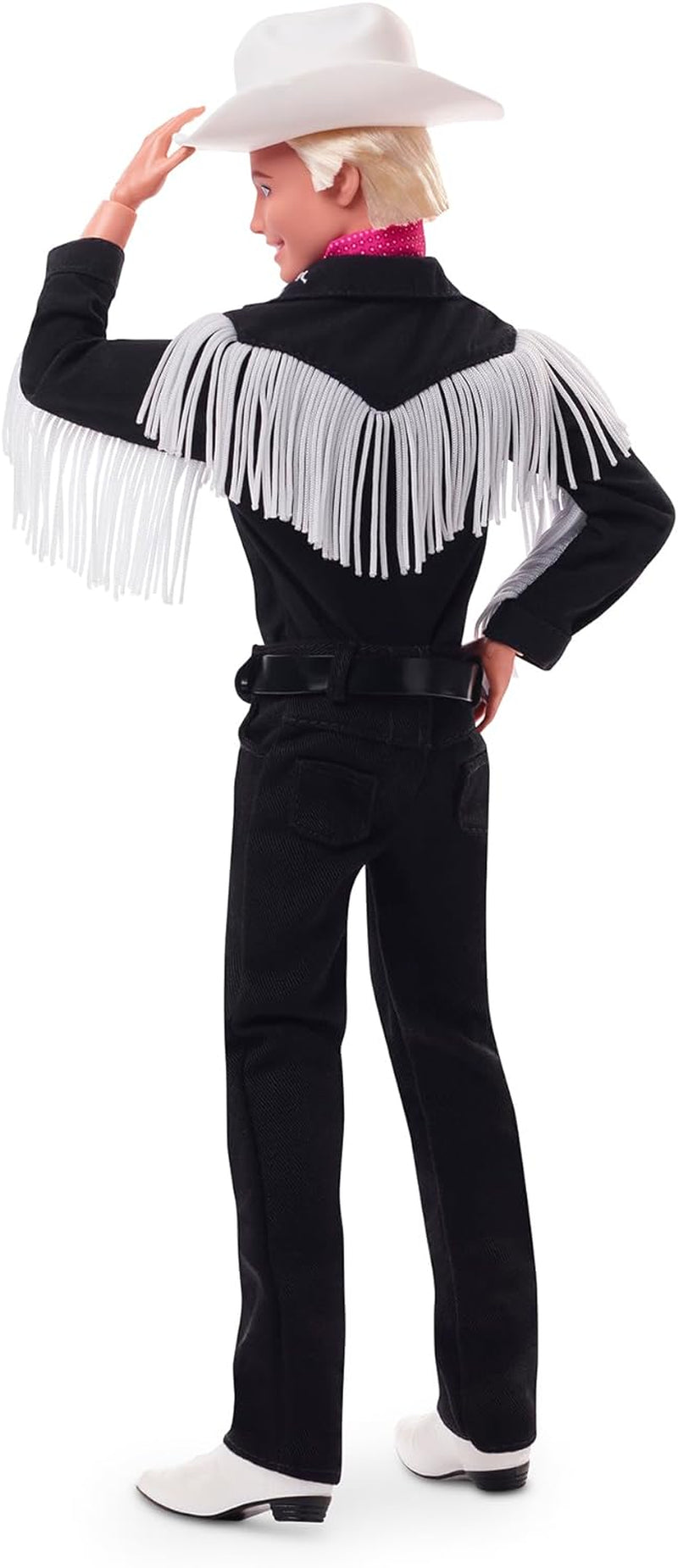 BARBIE de FILM Ken - verzamelpop in westerse outfit, vintage shirt, cowboyhoed, witte laarzen uit de film voor kinderen vanaf 3 jaar, HRF30 Naty Shop-poppen
