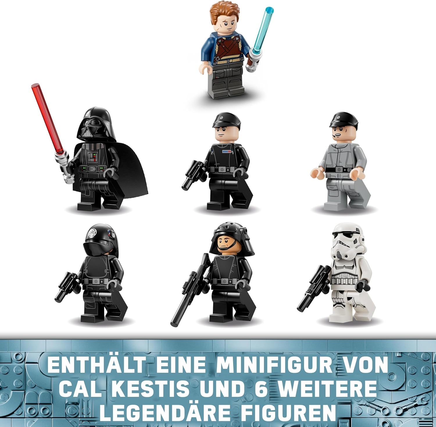 LEGO Star Wars Imperial Star Destroyer, ruimteschipset, bouwspeelgoed, Darth Vader en Cal Kestis speelset, verjaardagscadeau voor jongens, meisjes en fans 75394 Bouwsets Besuche in LEGO-Store