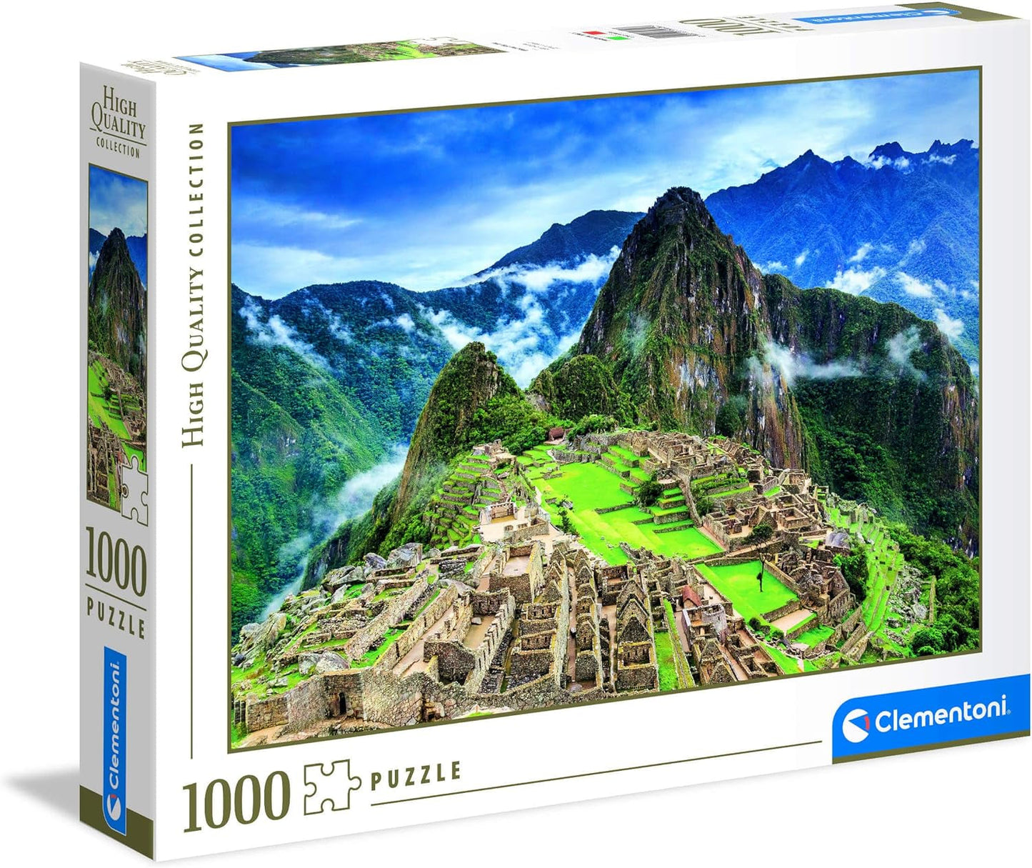 Clementoni 39604 Machu Picchu - Puzzel 1000 stukjes vanaf 9 jaar, Kleurrijke puzzel voor volwassenen met opvallende kleuren, Behendigheidsspel voor het hele gezin, Leuk cadeau-idee Puzzel Naty Shop