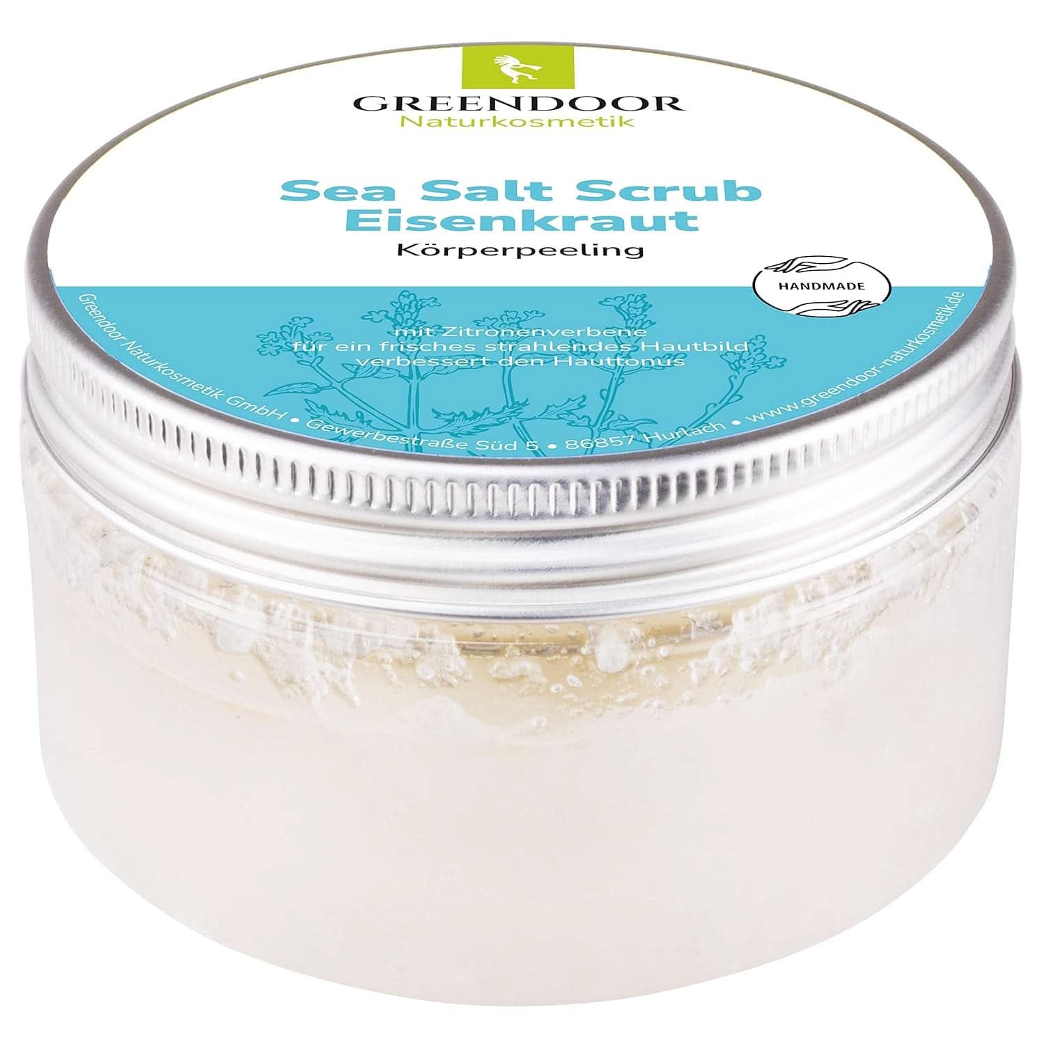 GREENDOOR Body Scrub, Veganistisch, Citroengeur, 280 g Cosmetica en Schoonheid Naty Shop