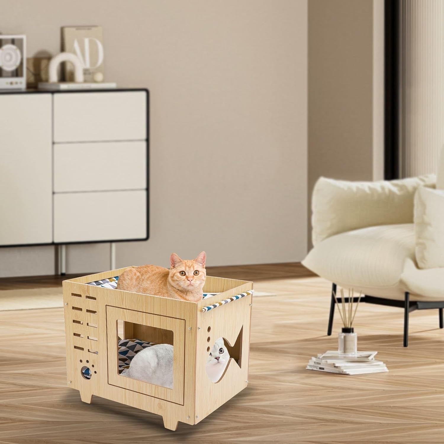 Dekens en meubels, Huisdieren, Grotten & Huizen, Katten, Kattenbedden, Katten - bedden, matrassen