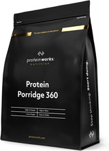 Protein Works - Eiwitpap 360 | Mythe Extra vitaminen en mineralen | Proteinreiches Frühstück | Kalorienarme Haferflocken | 6 Porties | Banaan-Choco-Chip | 500G Granen Naty Shop