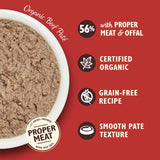Lily's Kitchen Natuurlijk Ingrediënt Natvoer voor volwassen katten Multi-Tray Pack Biologisch Vlek Graanvrij 4 x (8 x 85 g)