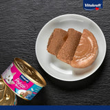Vitakraft Poésie Mousse, kattennatvoer, luchtig schuim, met zalm, zonder toegevoegde suiker of granen (12 x 85 g)