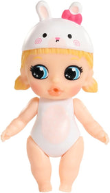 BABY born 904763 Baby Surprise Bus - roze minipoppenspeelgoedbus met 2 exclusieve poppen, drievoudige kinderwagen, schommel, carrousel, glijbaan en drievoudige schommel.