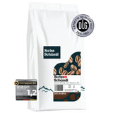 Uit ruim 175 jaar ervaring: Schwiizer Schüümli Zwitserse Schümli koffiebonen 1kg – Lichte branding voor een fijne Schümli koffie, perfecte room, intensiteit 2/5, zuurgraad 1/5 – voor echt koffiegenot