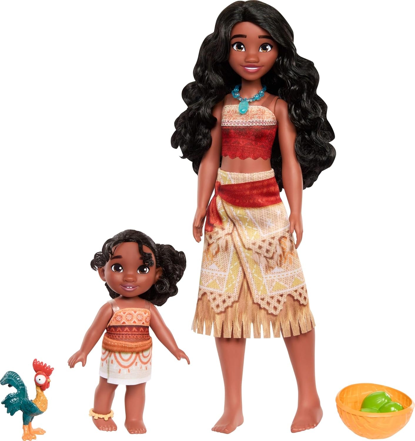 Mattel Disney Moana JBT41 Simea modepop met enkelaccessoire, 5 scharnierende gewrichten en afneembare outfit, filmgeïnspireerd speelgoed JBT41