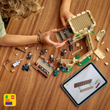 Kasteel Zweinstein LEGO Harry Potter: Vlieglessen Avontuurspeelset met 6 minifiguren om te verzamelen, waaronder Draco Malfidus en Professor Anderling Rollenspelset voor jongens en meisjes, 9 jaar oud 76447 Bouwsets Besuche in LEGO-Store