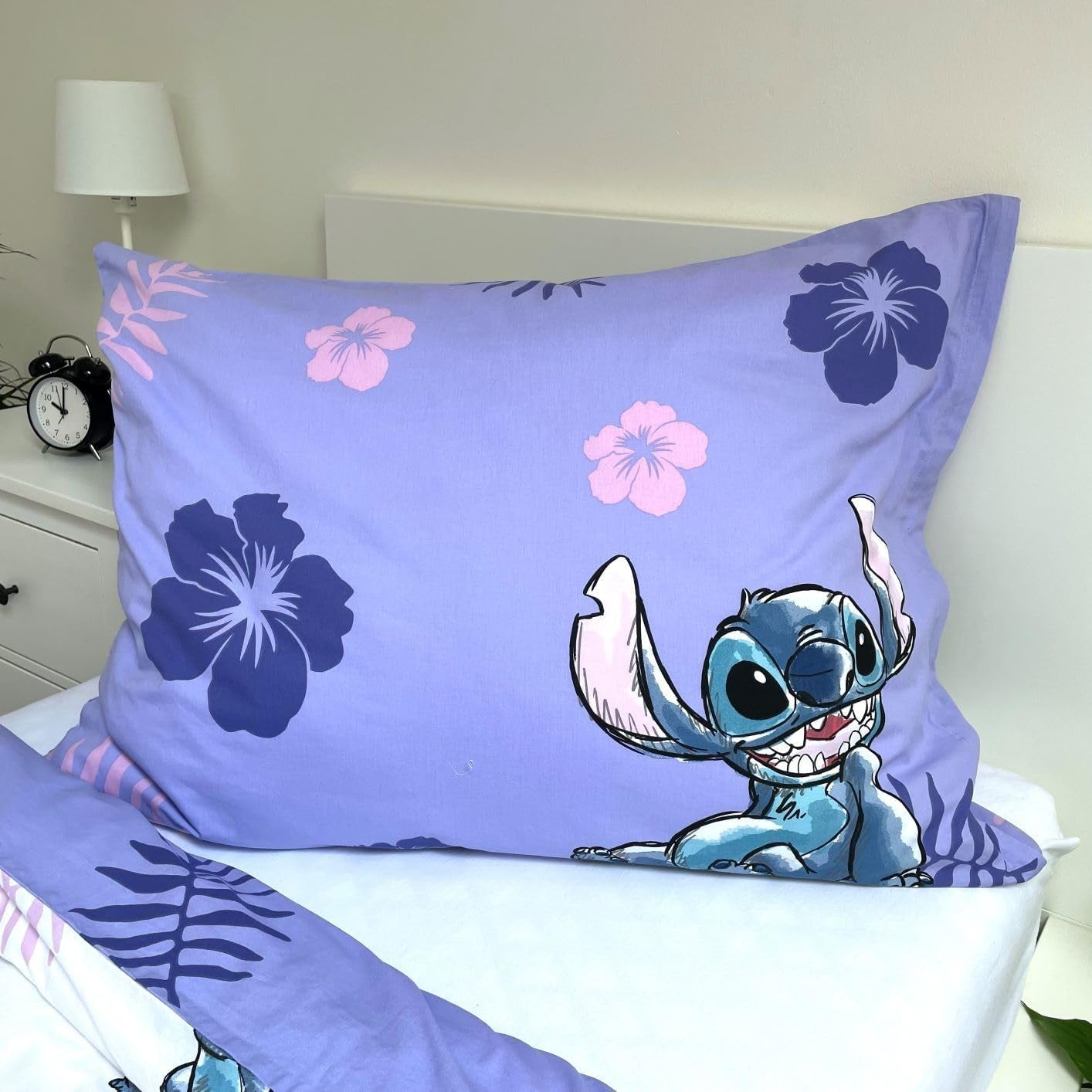 Lilo en Stitch 2-delig beddengoed voor kinderen, 100% katoen Beddengoed - kinderen Naty Shop